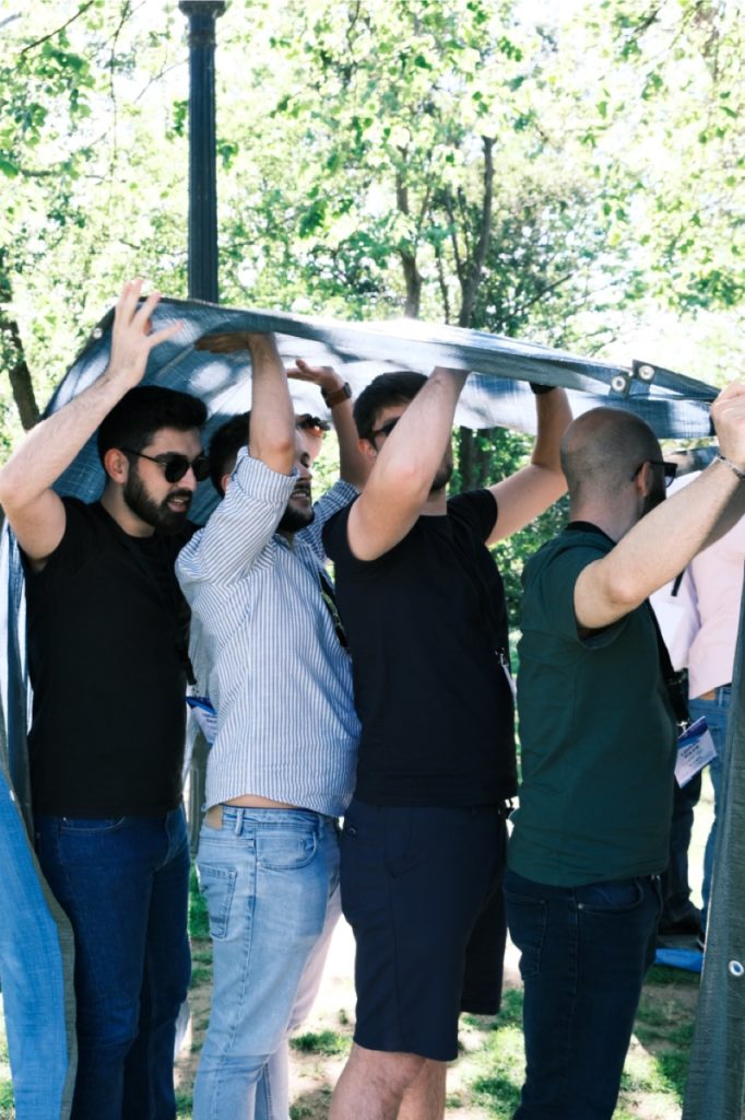 team building porto com jogos tradicionais no palácio de cristal
4 pessoas a jogar